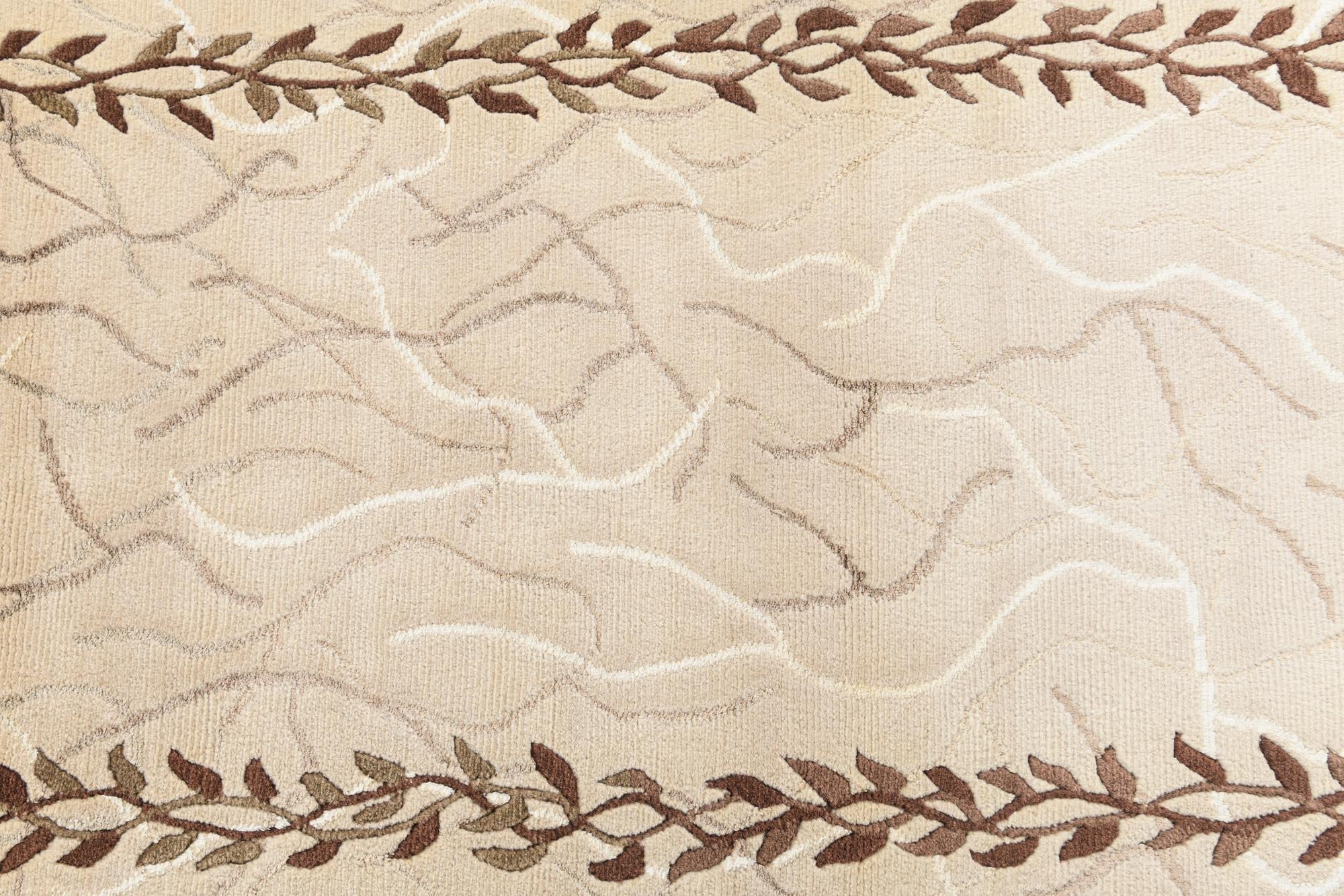 2' 10 x 9' 9 Hand Knotted Darya Wool Runner Rug