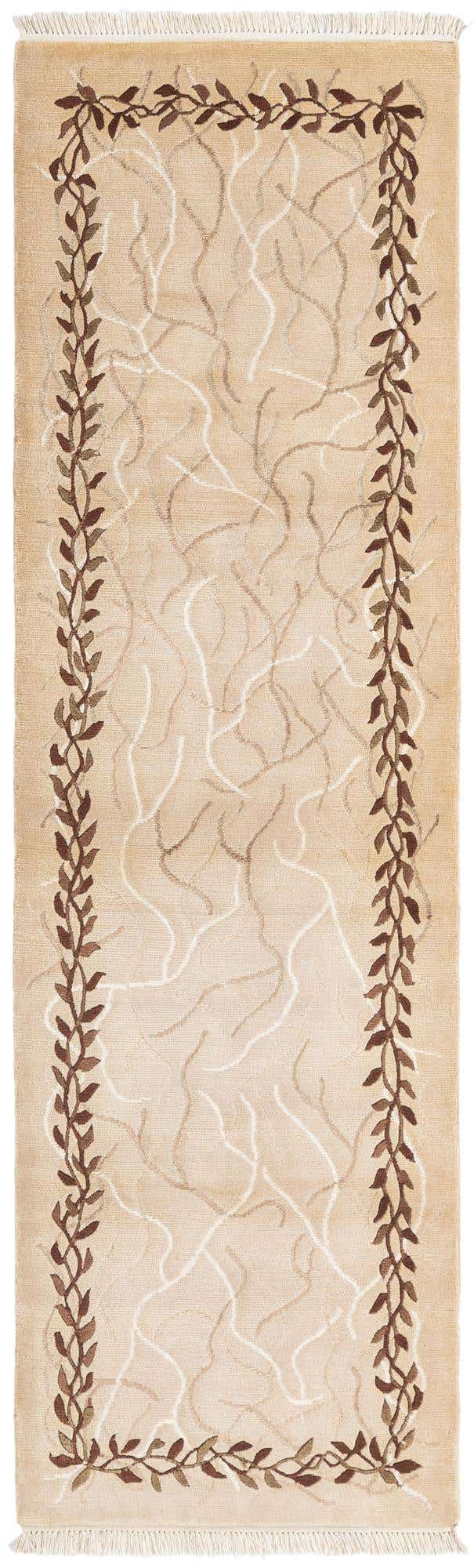 2' 10 x 9' 9 Hand Knotted Darya Wool Runner Rug