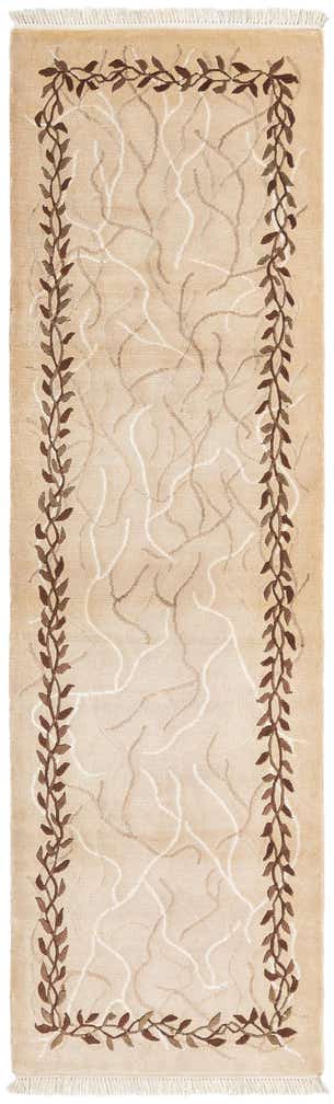 2' 10 x 9' 9 Hand Knotted Darya Wool Runner Rug