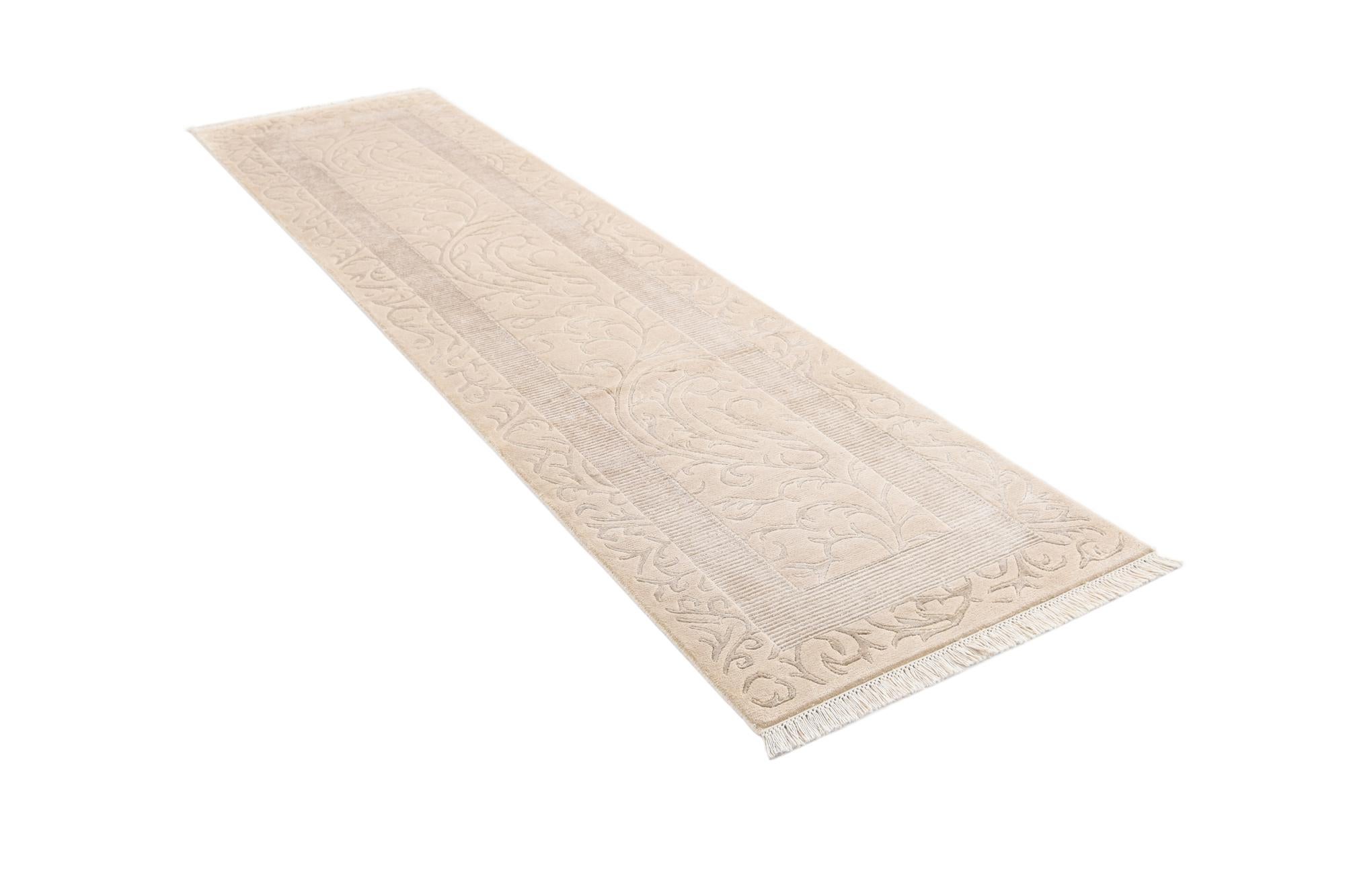2' 8 x 10' 6 Hand Knotted Darya Wool Runner Rug