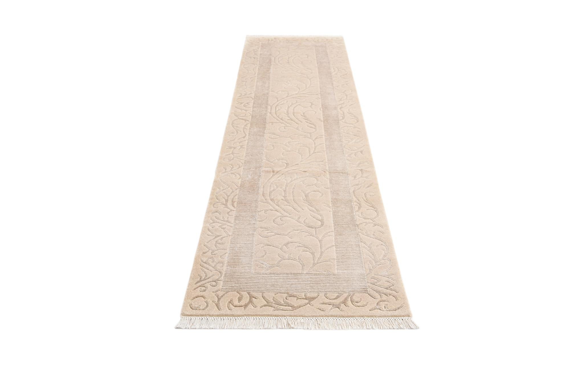 2' 8 x 10' 6 Hand Knotted Darya Wool Runner Rug