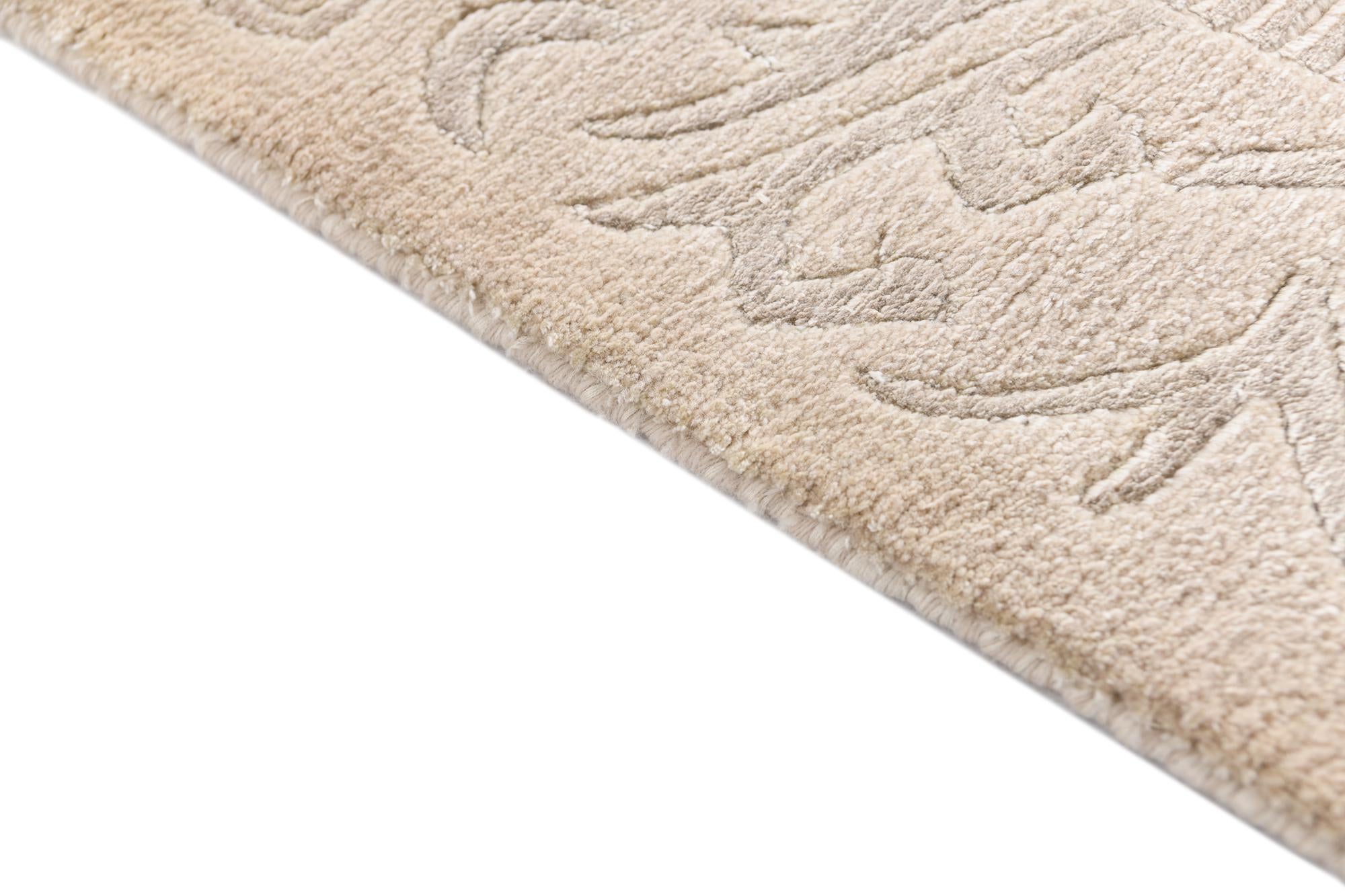 2' 8 x 10' 6 Hand Knotted Darya Wool Runner Rug