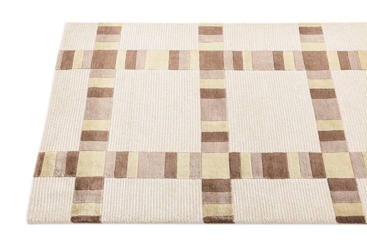 Detailansicht von 85cm x 325cm Handgeknüpft Darya Wolle Läufer Teppich
