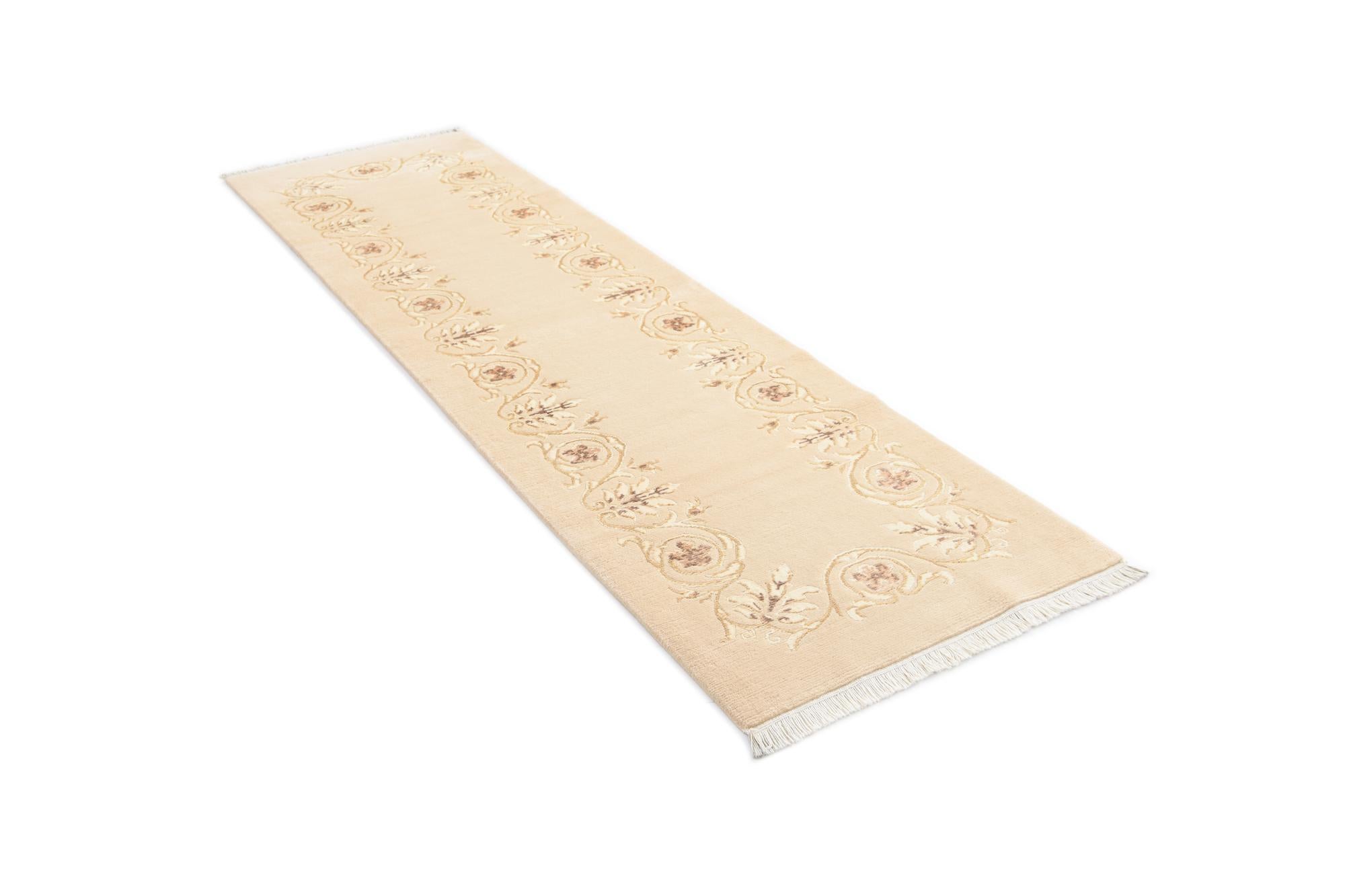 2' 9 x 9' 7 Hand Knotted Darya Wool Runner Rug