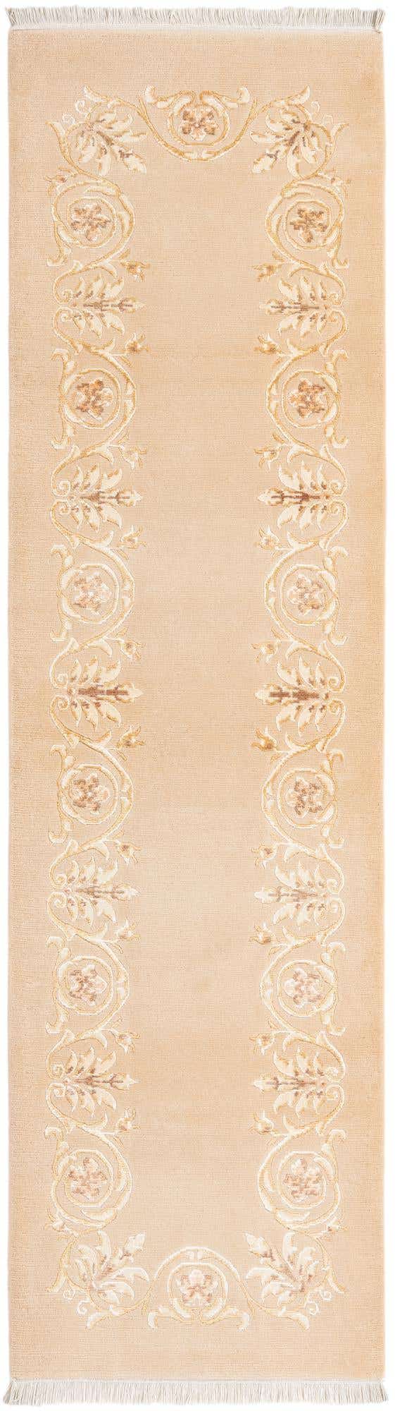 2' 9 x 9' 7 Hand Knotted Darya Wool Runner Rug