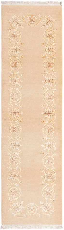 Detail image of 2' 9 x 9' 7 Hand Knotted Darya Wool Runner Rug