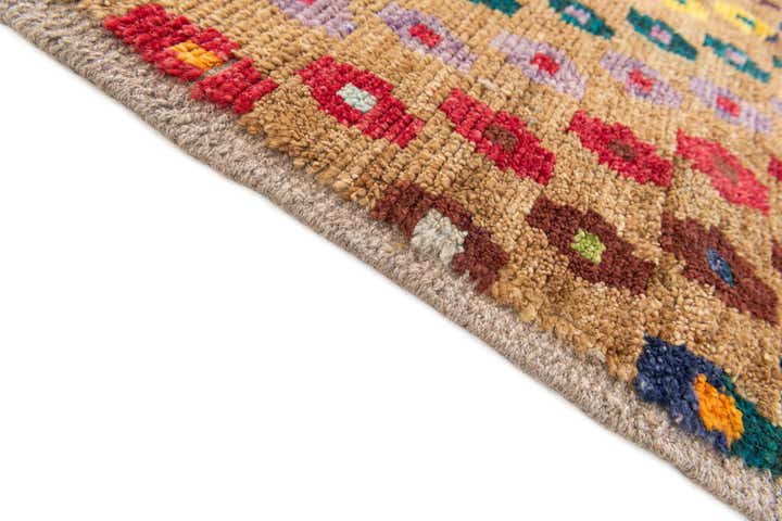 4' 4 x 12' Hand Knotted Darya Wool Runner Rug