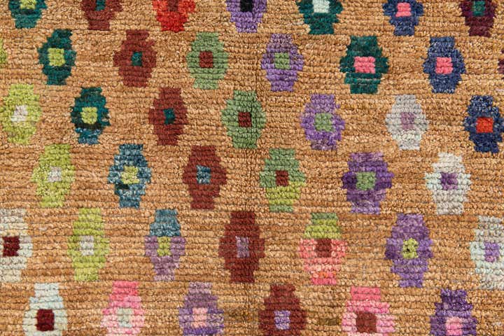 4' 4 x 12' Hand Knotted Darya Wool Runner Rug