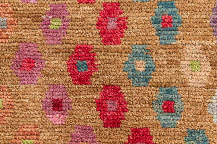 4' 4 x 12' Hand Knotted Darya Wool Runner Rug