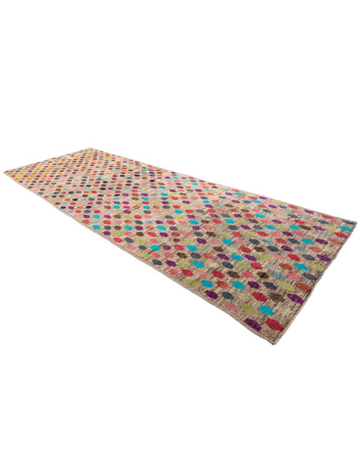 Detail image of 5' 4 x 15' 7 Hand Knotted Darya Wool Runner Rug