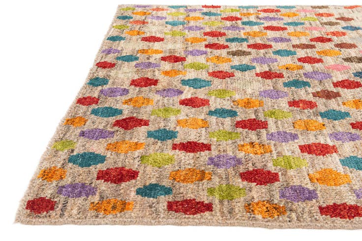Detail image of 5' 4 x 15' 7 Hand Knotted Darya Wool Runner Rug
