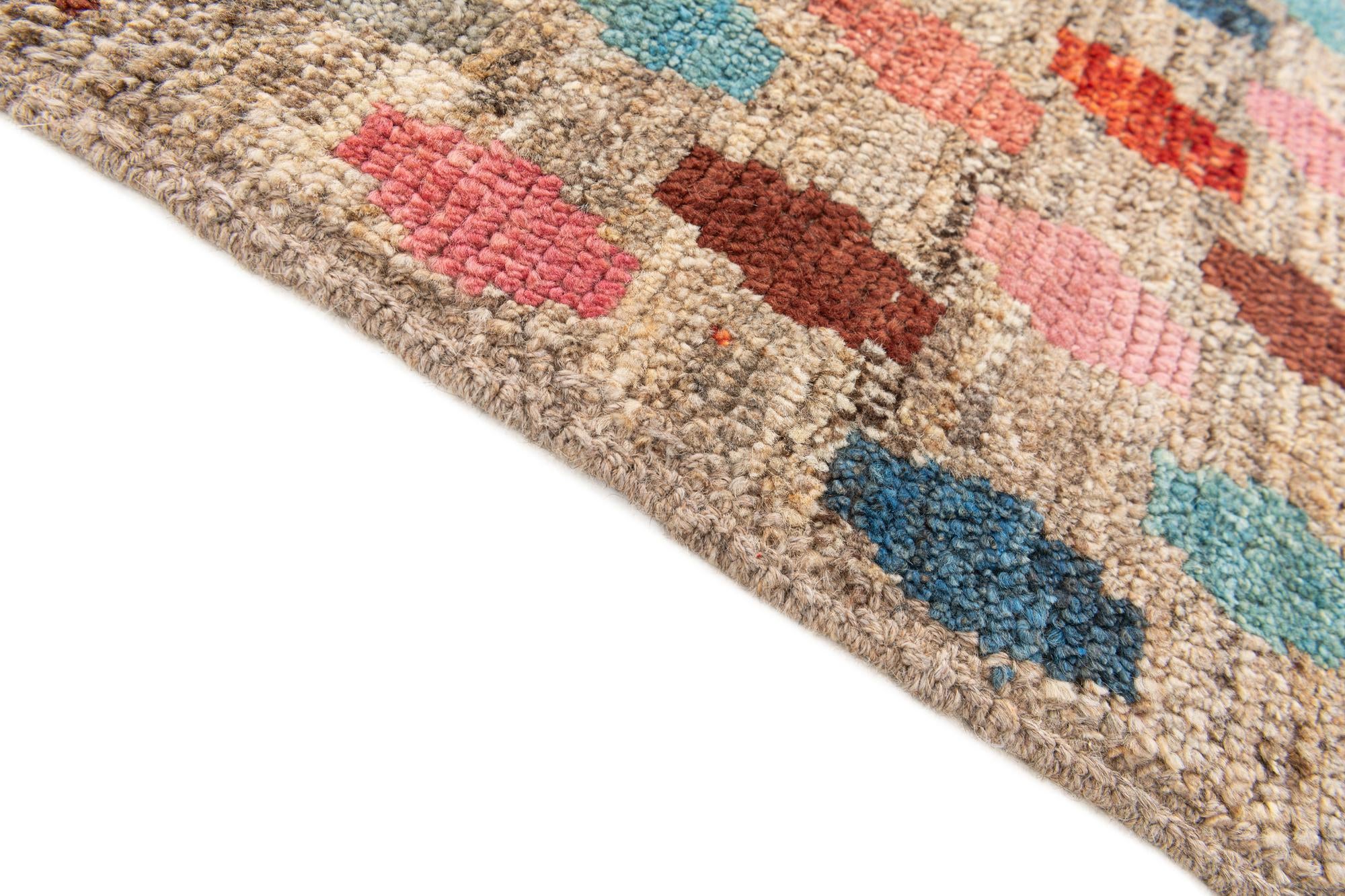 5' 4 x 15' 7 Hand Knotted Darya Wool Runner Rug