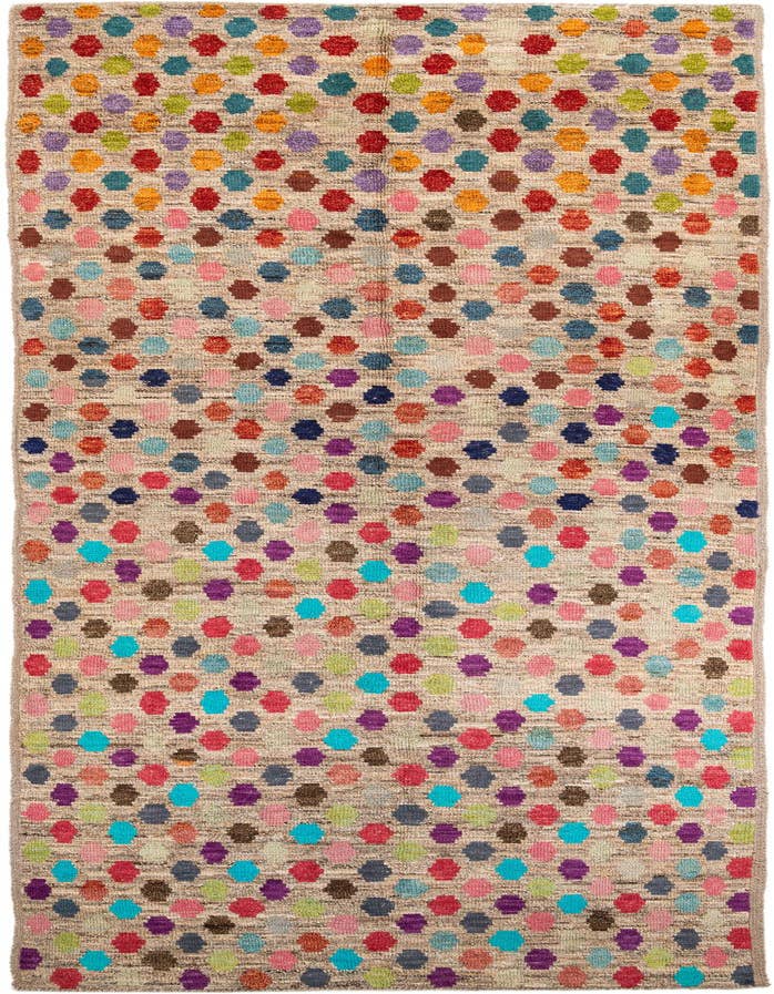 Detail image of 5' 4 x 15' 7 Hand Knotted Darya Wool Runner Rug