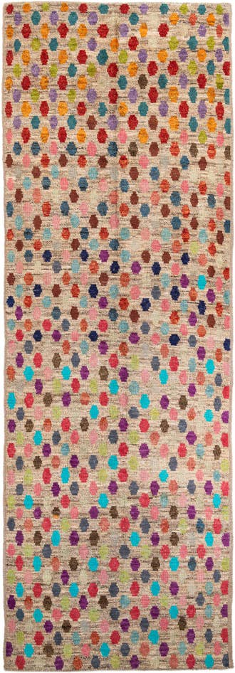 Detail image of 5' 4 x 15' 7 Hand Knotted Darya Wool Runner Rug
