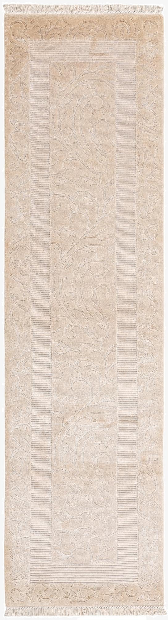 2' 8 x 10' 6  Hand Knotted Darya Wool Runner Rug