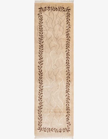 2' 9 x 9' 10 Hand Knotted Darya Wool Runner Rug