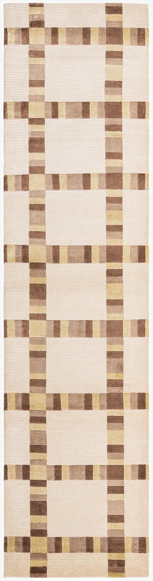 2' 9 x 10' 8  Hand Knotted Darya Wool Runner Rug