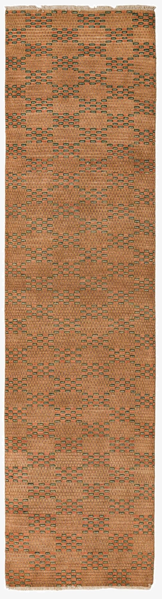 2' 7 x 10' 1  Hand Knotted Darya Wool Runner Rug