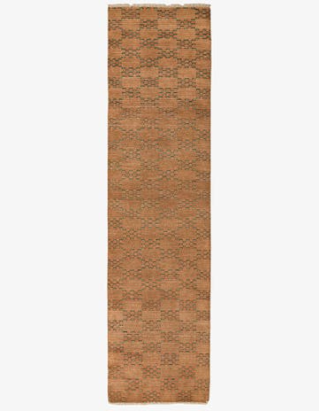 2' 7 x 10' 1 Hand Knotted Darya Wool Runner Rug