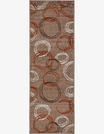 Light Brown Equinox Runner Rug