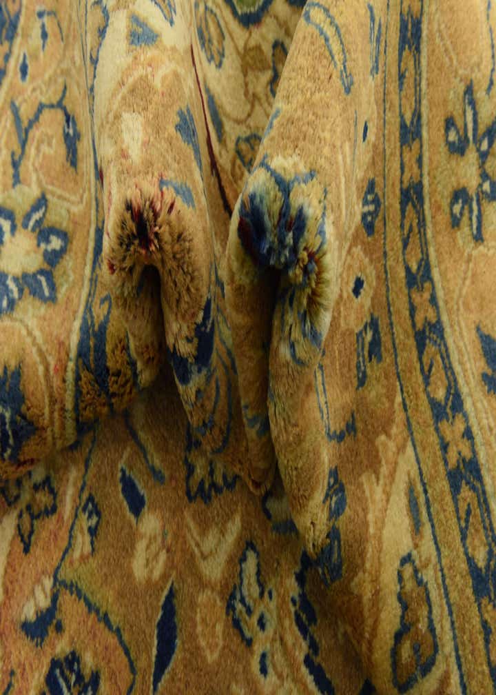 4' 11 x 10' Hand Knotted Farahan Persian Wool Runner Rug