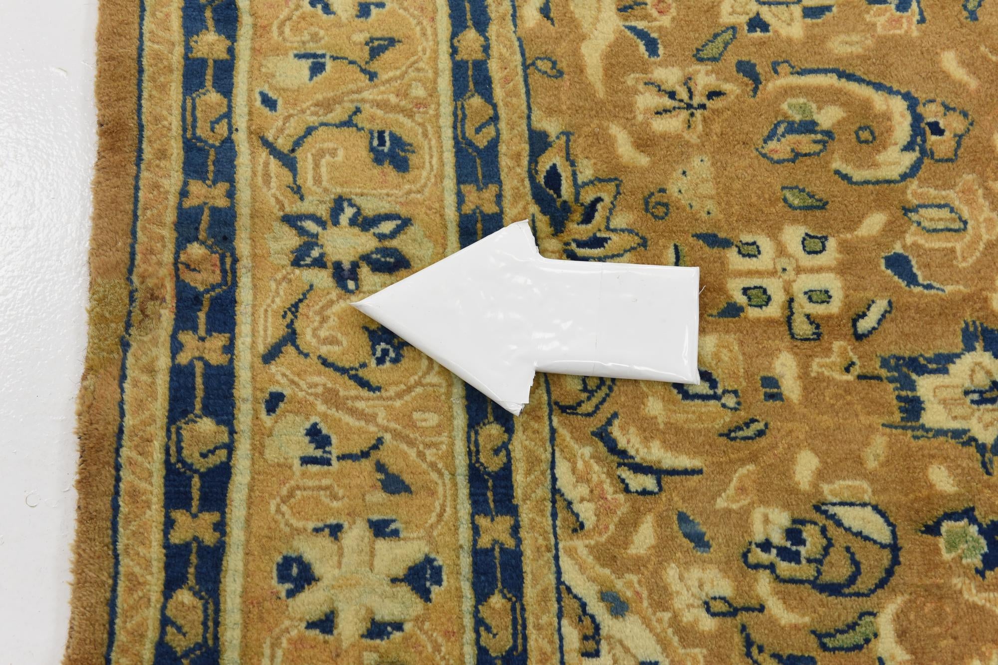 4' 11 x 10' Hand Knotted Farahan Persian Wool Runner Rug