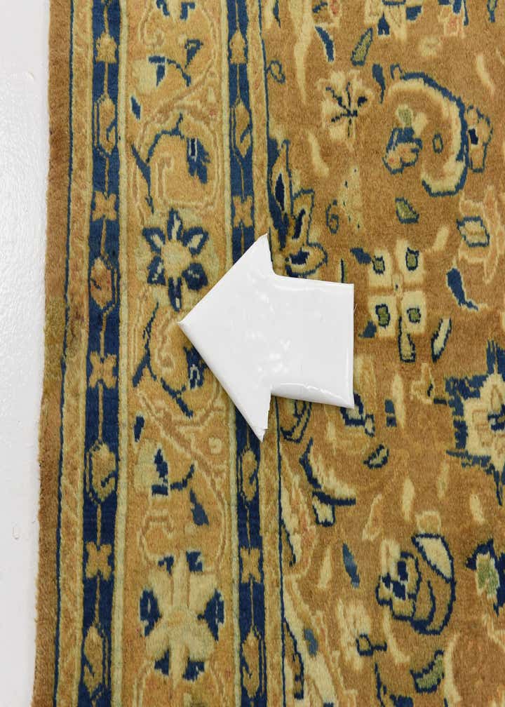 4' 11 x 10' Hand Knotted Farahan Persian Wool Runner Rug