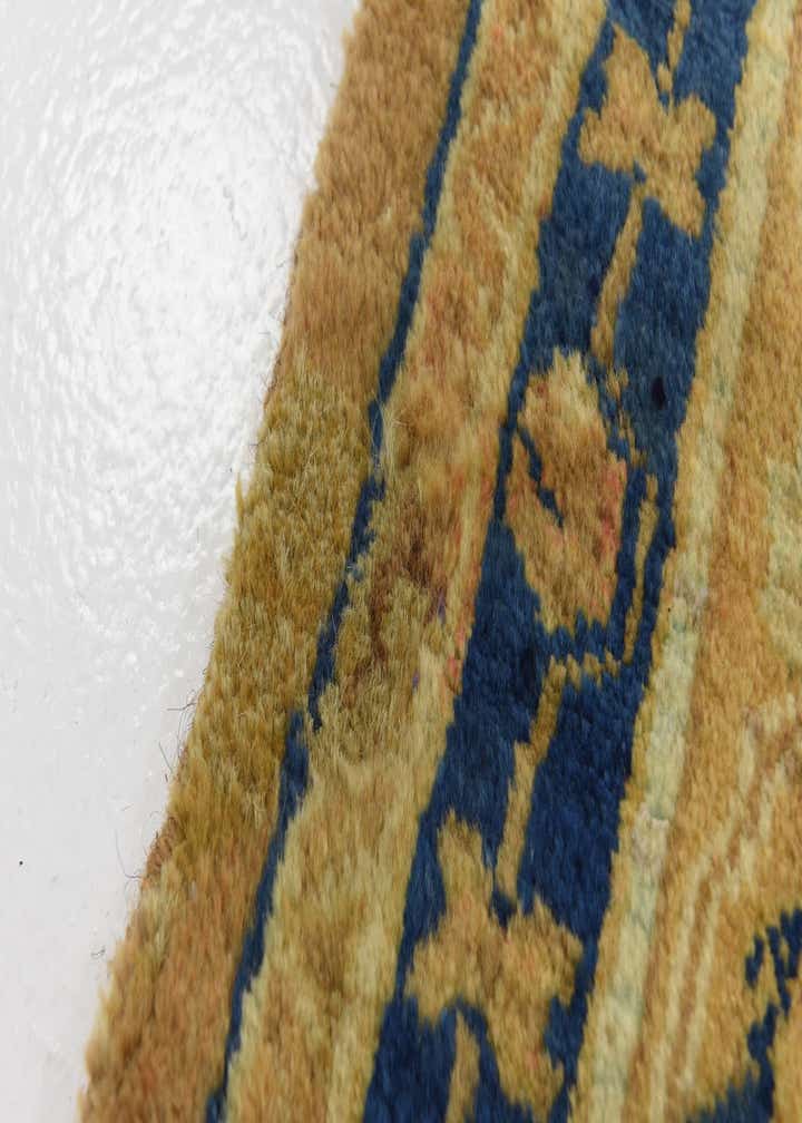 4' 11 x 10' Hand Knotted Farahan Persian Wool Runner Rug