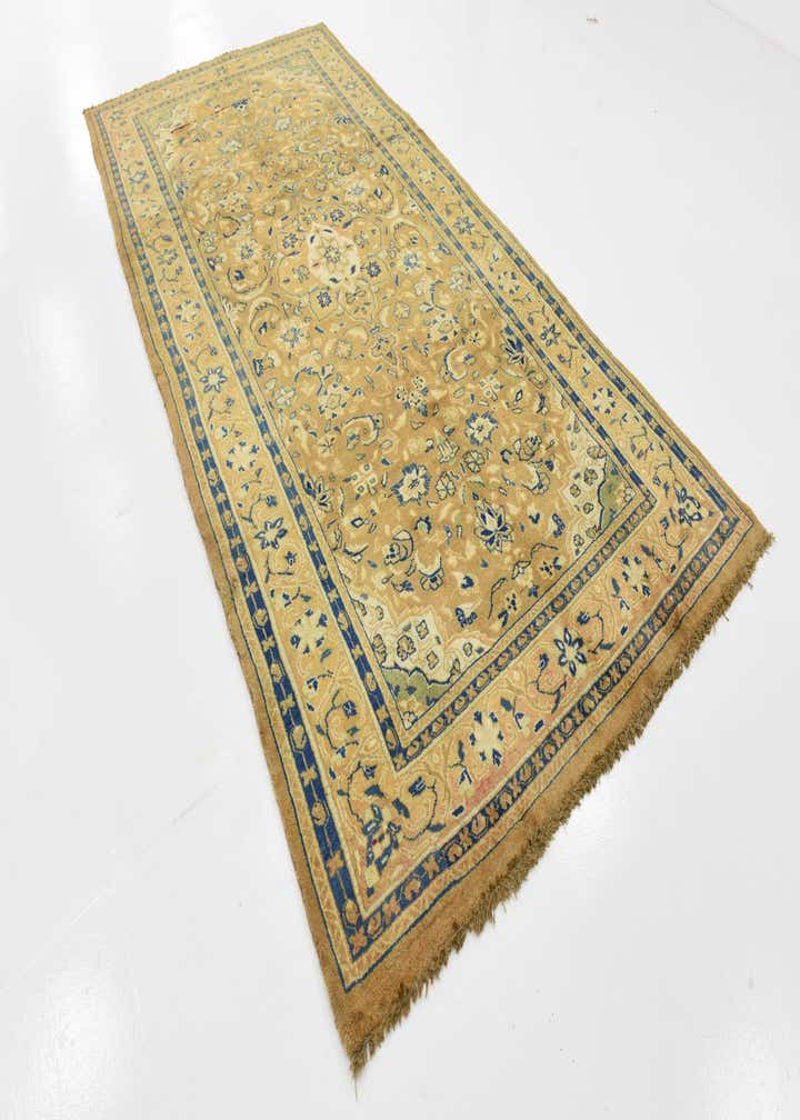 4' 11 x 10' Hand Knotted Farahan Persian Wool Runner Rug