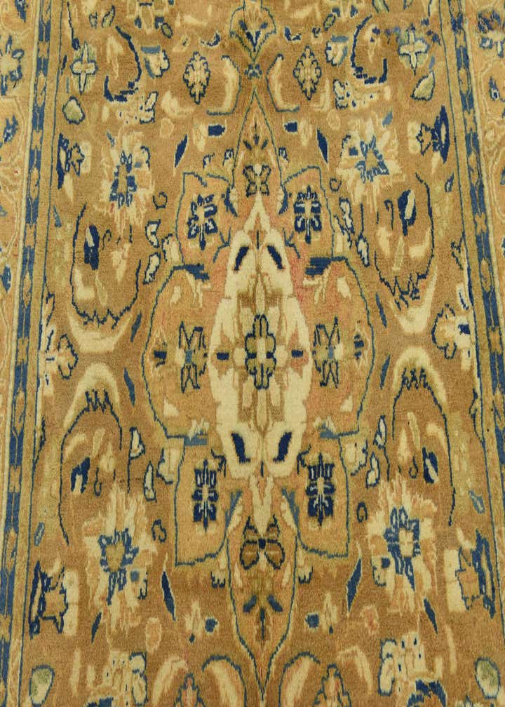 4' 11 x 10' Hand Knotted Farahan Persian Wool Runner Rug