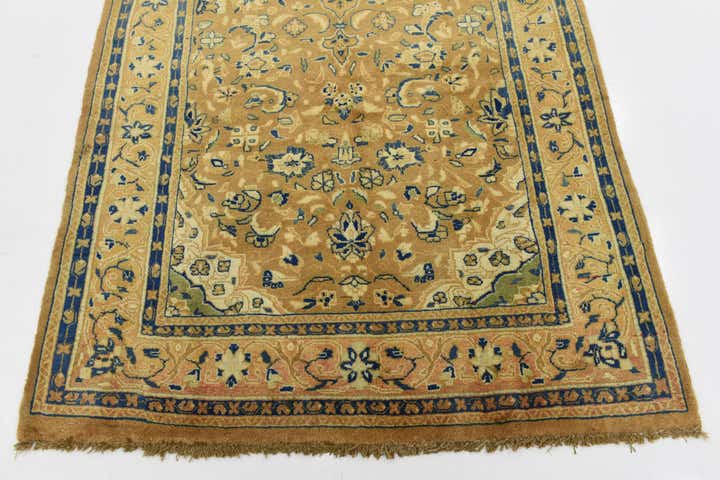 4' 11 x 10' Hand Knotted Farahan Persian Wool Runner Rug