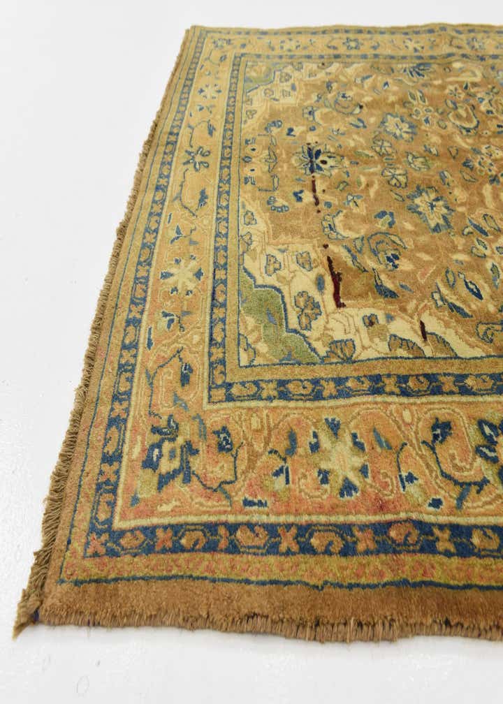 4' 11 x 10' Hand Knotted Farahan Persian Wool Runner Rug