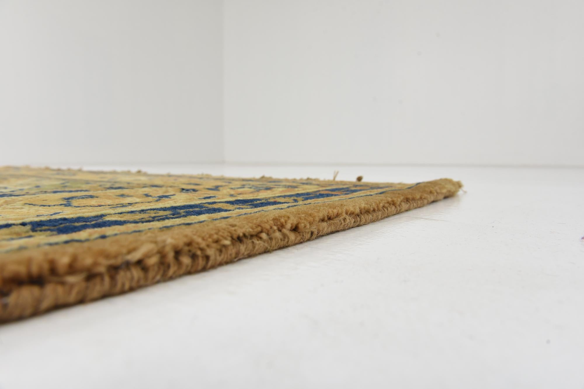 4' 11 x 10' Hand Knotted Farahan Persian Wool Runner Rug