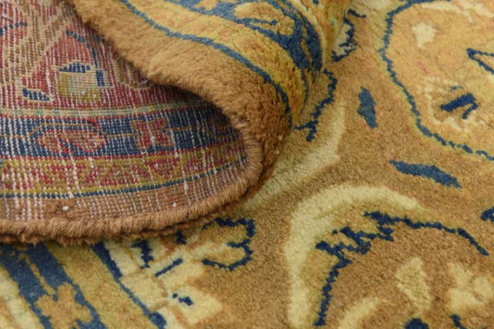 4' 11 x 10' Hand Knotted Farahan Persian Wool Runner Rug