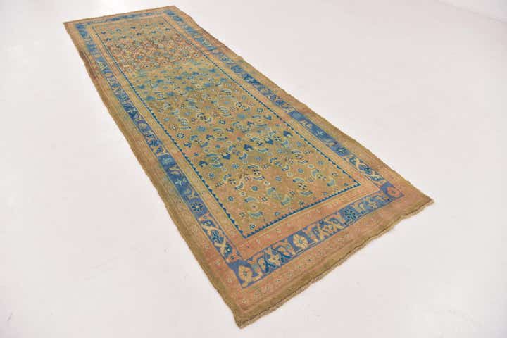 3' 7 x 10' 9 Hand Knotted Farahan Persian Wool Runner Rug