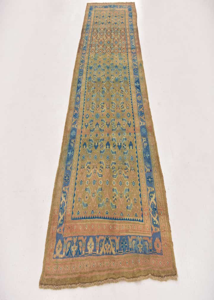 3' 7 x 10' 9 Hand Knotted Farahan Persian Wool Runner Rug