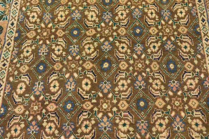 3' 7 x 9' 10 Hand Knotted Farahan Persian Wool Runner Rug