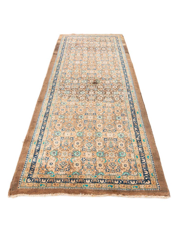 Detail image of 4' 1 x 10' 5 Hand Knotted Farahan Persian Wool Runner Rug