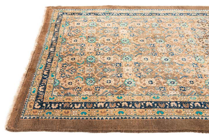 4' 1 x 10' 5 Hand Knotted Farahan Persian Wool Runner Rug