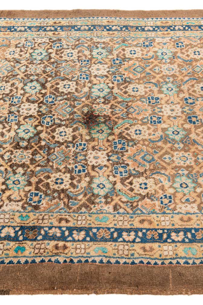 4' 1 x 10' 5 Hand Knotted Farahan Persian Wool Runner Rug