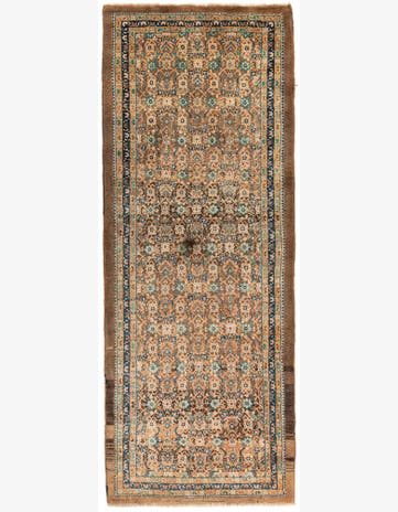 4' 1 x 10' 5 Hand Knotted Farahan Persian Wool Runner Rug
