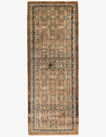 4' 1 x 10' 5 Hand Knotted Farahan Persian Wool Runner Rug