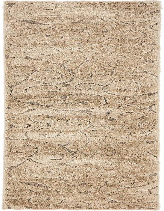 Detail image of 2' 7 x 10' Floral Shag Runner Rug