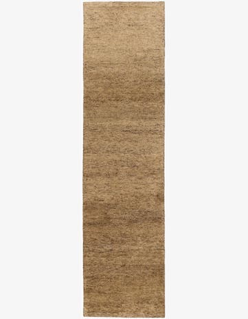 2' 7 x 9' 10 Hand Knotted Gabbeh Wool Runner Rug