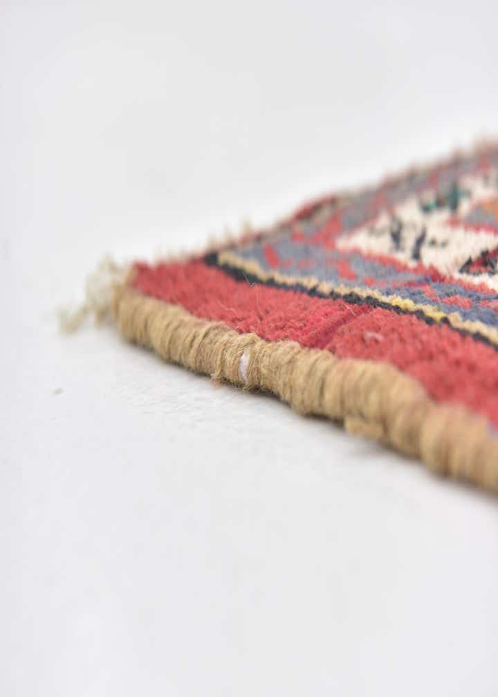 3' x 7' 2 Hand Knotted Hamedan Persian Wool Runner Rug