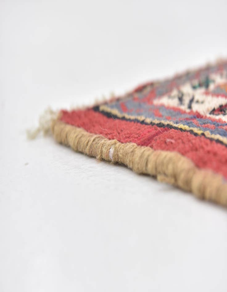 Detail image of 3' x 7' 2 Hand Knotted Hamedan Persian Wool Runner Rug