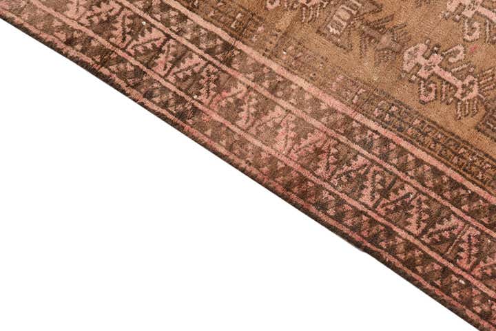 2' 3 x 4' 4 Hand Knotted Hamedan Persian Wool Runner Rug