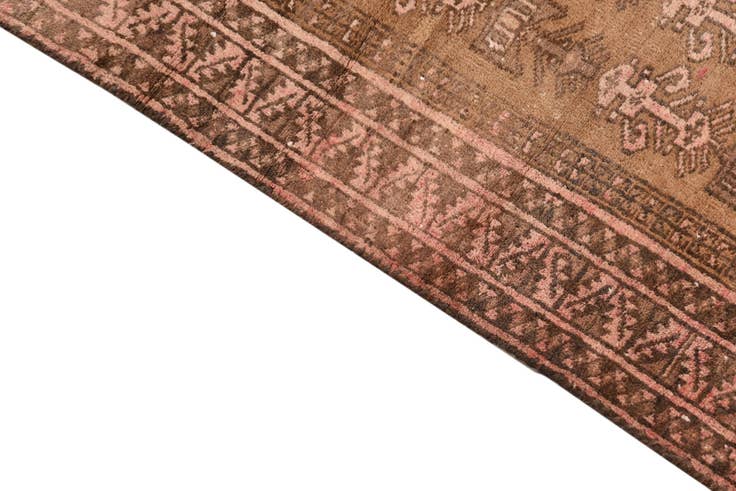Detail image of 2' 3 x 4' 4 Hand Knotted Hamedan Persian Wool Runner Rug