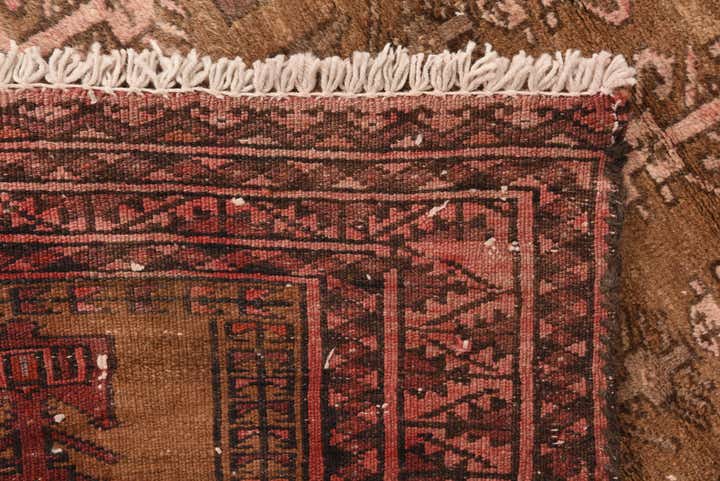 2' 3 x 4' 4 Hand Knotted Hamedan Persian Wool Runner Rug