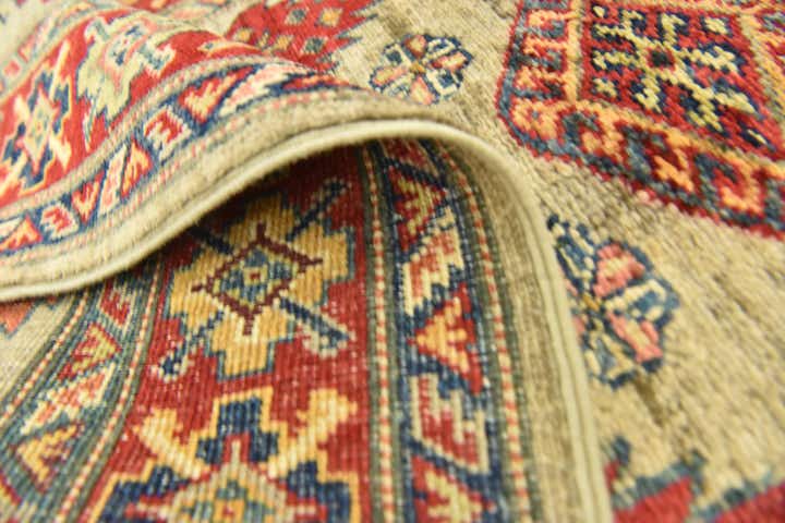 2' 7 x 9' 9 Hand Knotted Kazak Oriental Runner Rug